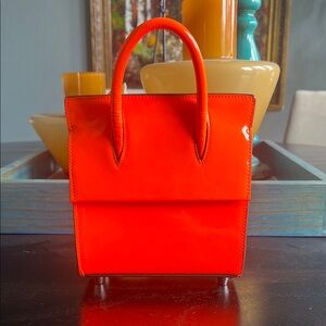 Christian Louboutin Bright Orange Mini Bag